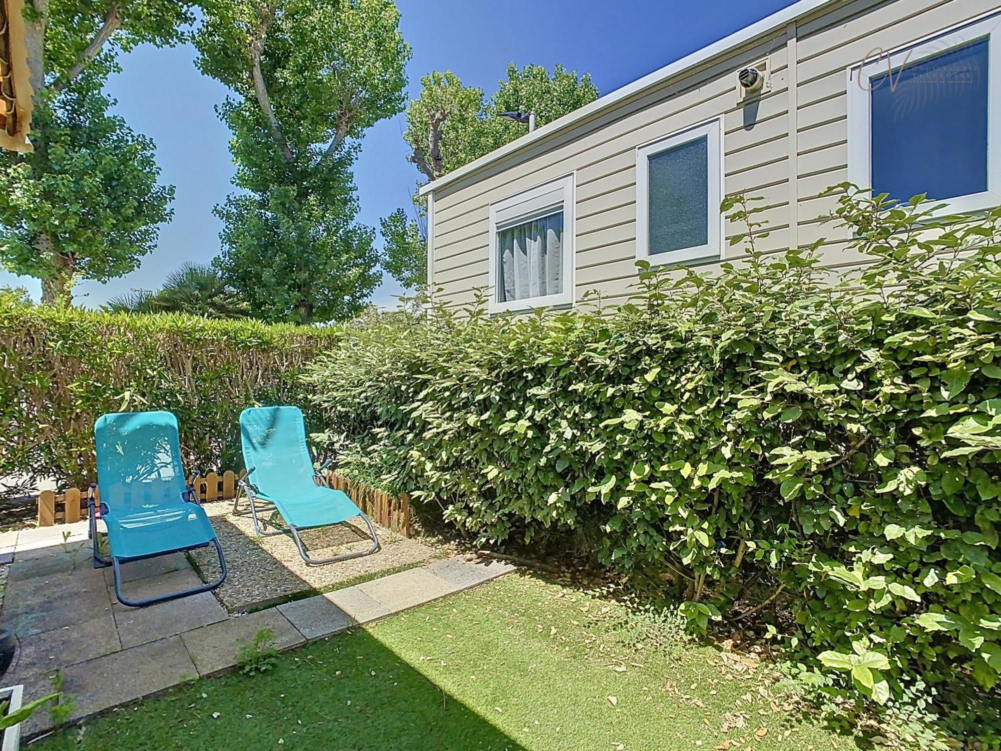 Mobil-Home Ja 68 A Vias - La Carabasse - Camping Siblu Avec Piscine Exterior foto